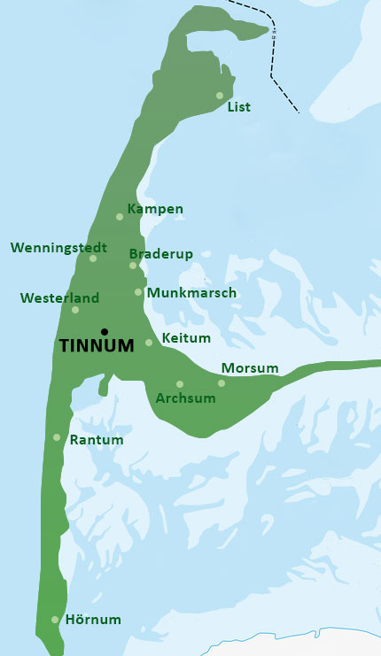 Tinnum Karte